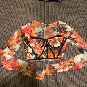 Mesh crop top